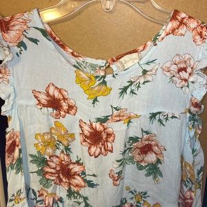 Altar ‘D State floral sleeveless top S